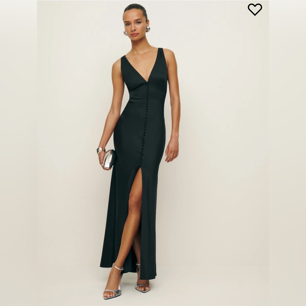 Reformation Elaina Satin Dress